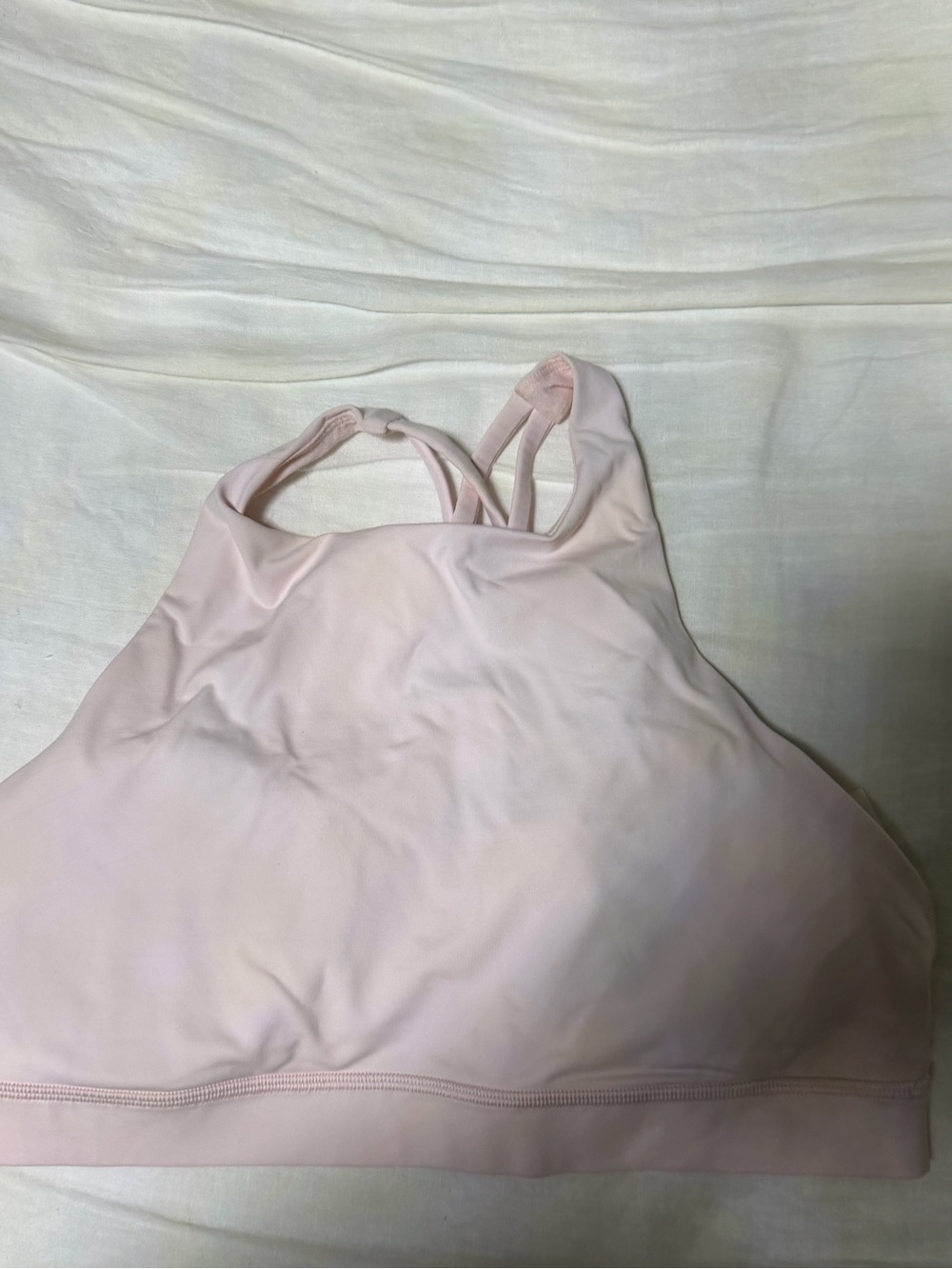 Lululemon sports bra High-Neck light pink size 10